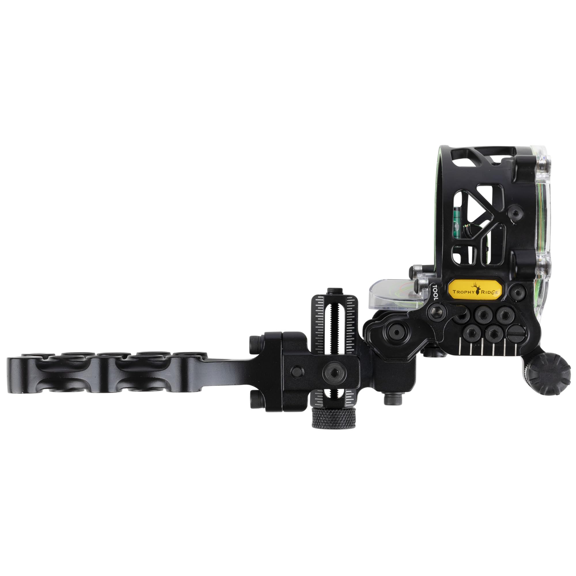 Trophy Ridge stacked 5-pin sight all aluminum body promises long-lasting durability