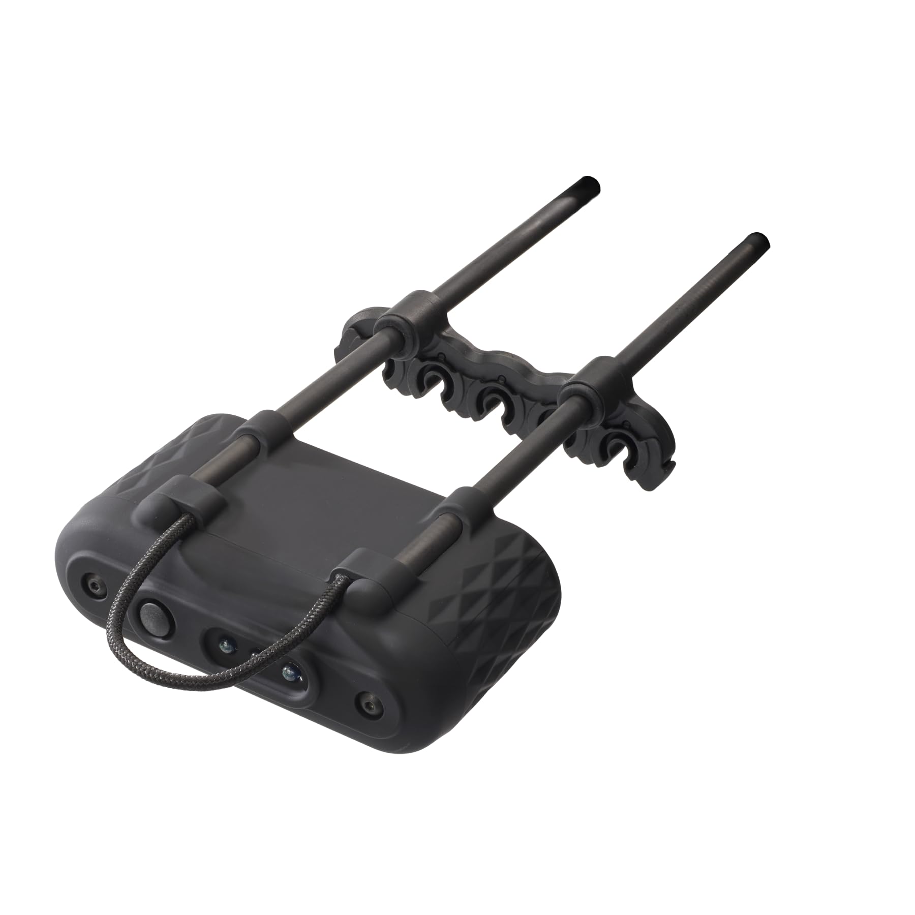 Trophy Ridge VRSA Light Quiver 16-inch and 10-inch rod setup enables length customization.