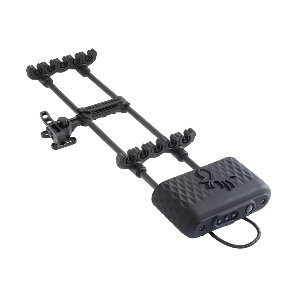 Trophy Ridge VRSA Light Quiver five-arrow capacity with micro diameter grippers.