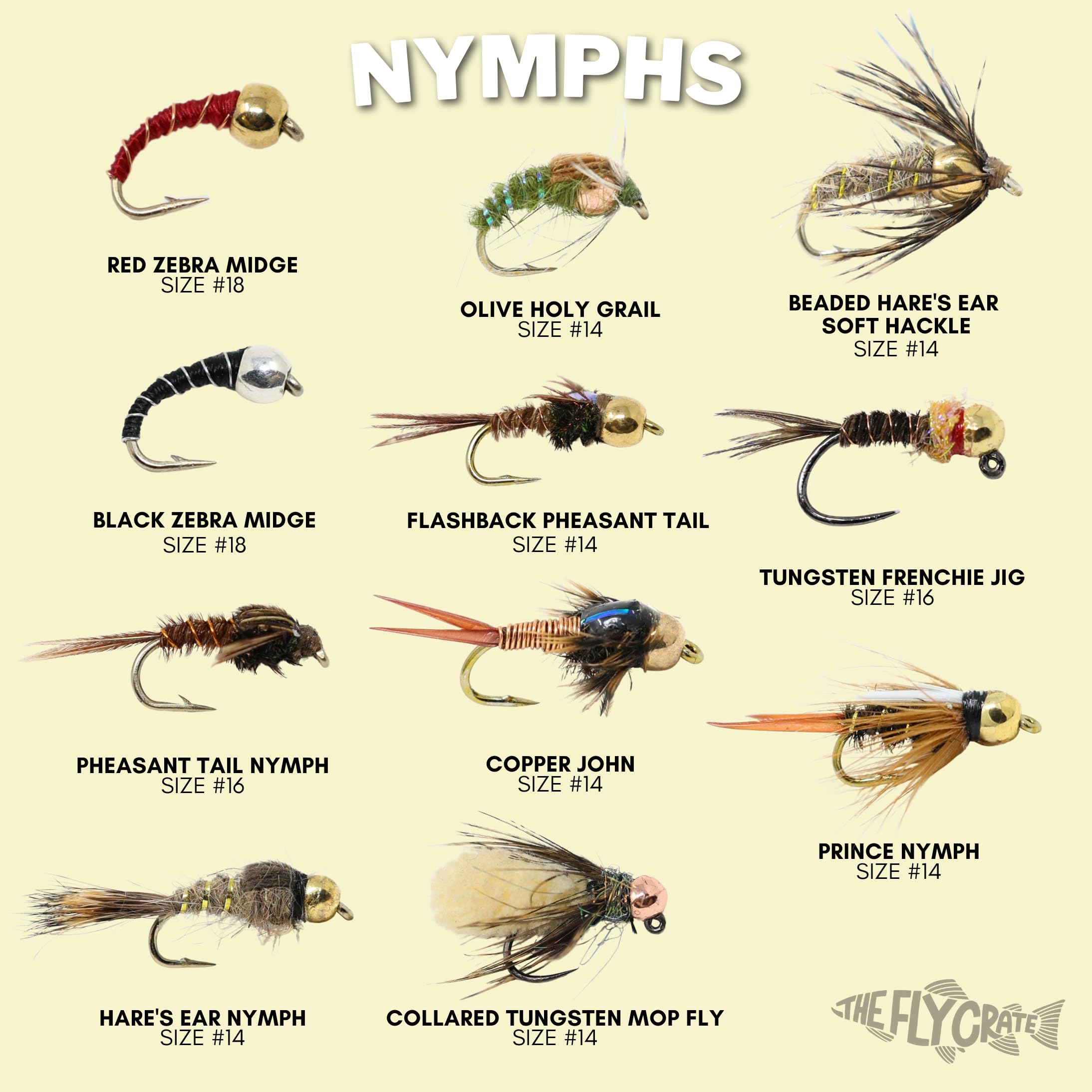 Streamer pattern included in the 24 fly assortment