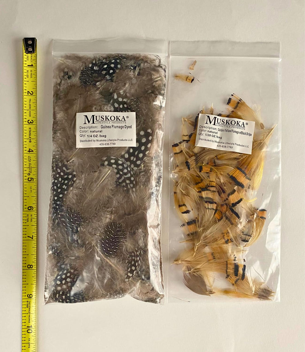 Trout fly tying materials kit assortment