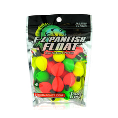 Trout Magnet E-Z Panfish Floats 24-pack slotted fishing float