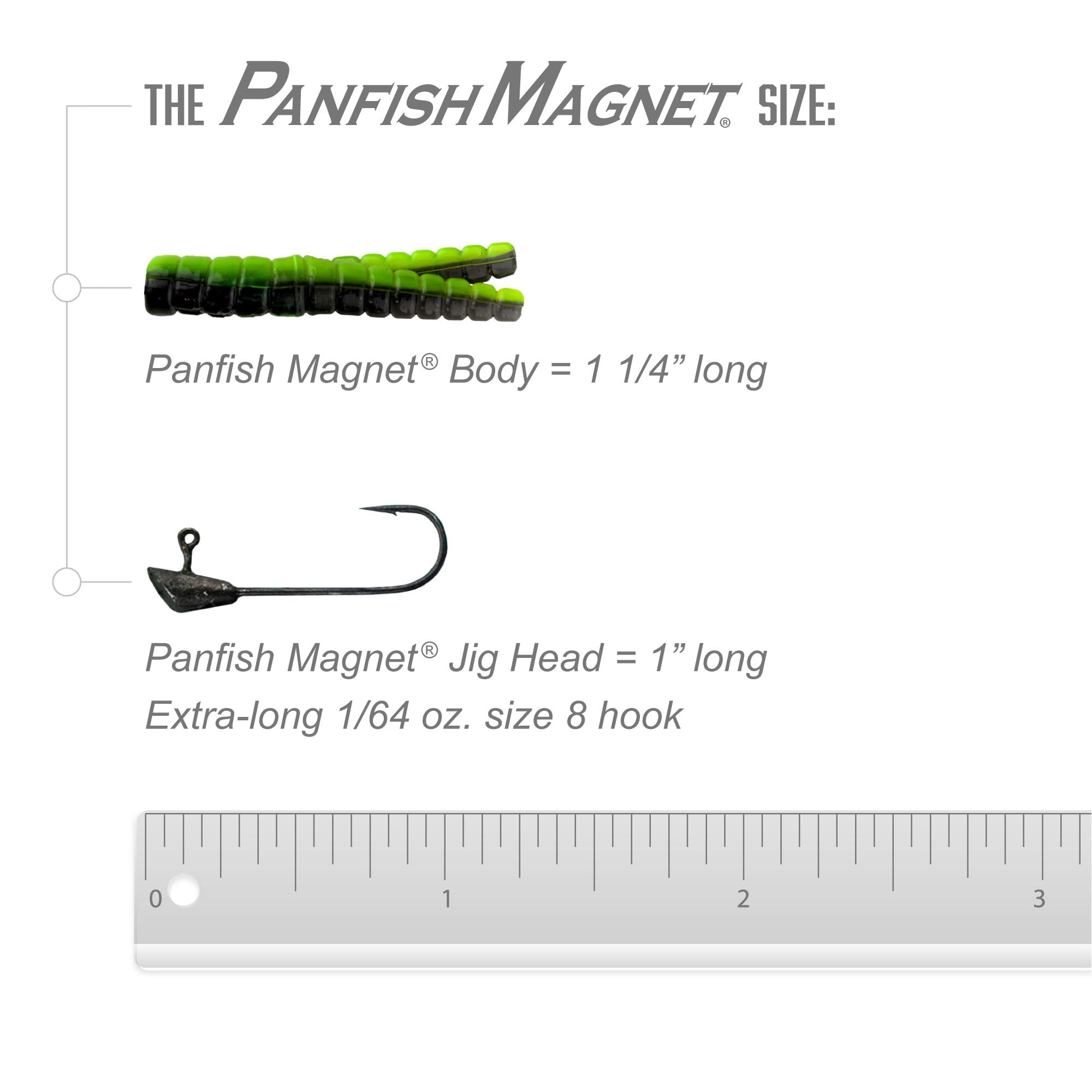Trout Magnet contains black size 8 Mustad hooks for reliability.
