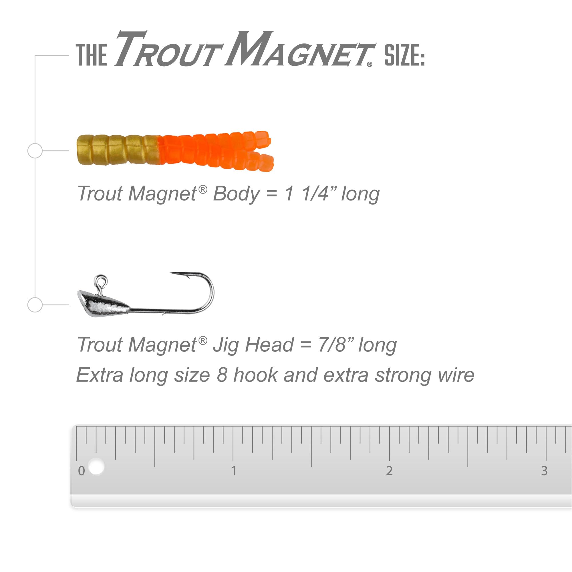 Boxed Trout Magnet Neon Kit showing seven neon colors