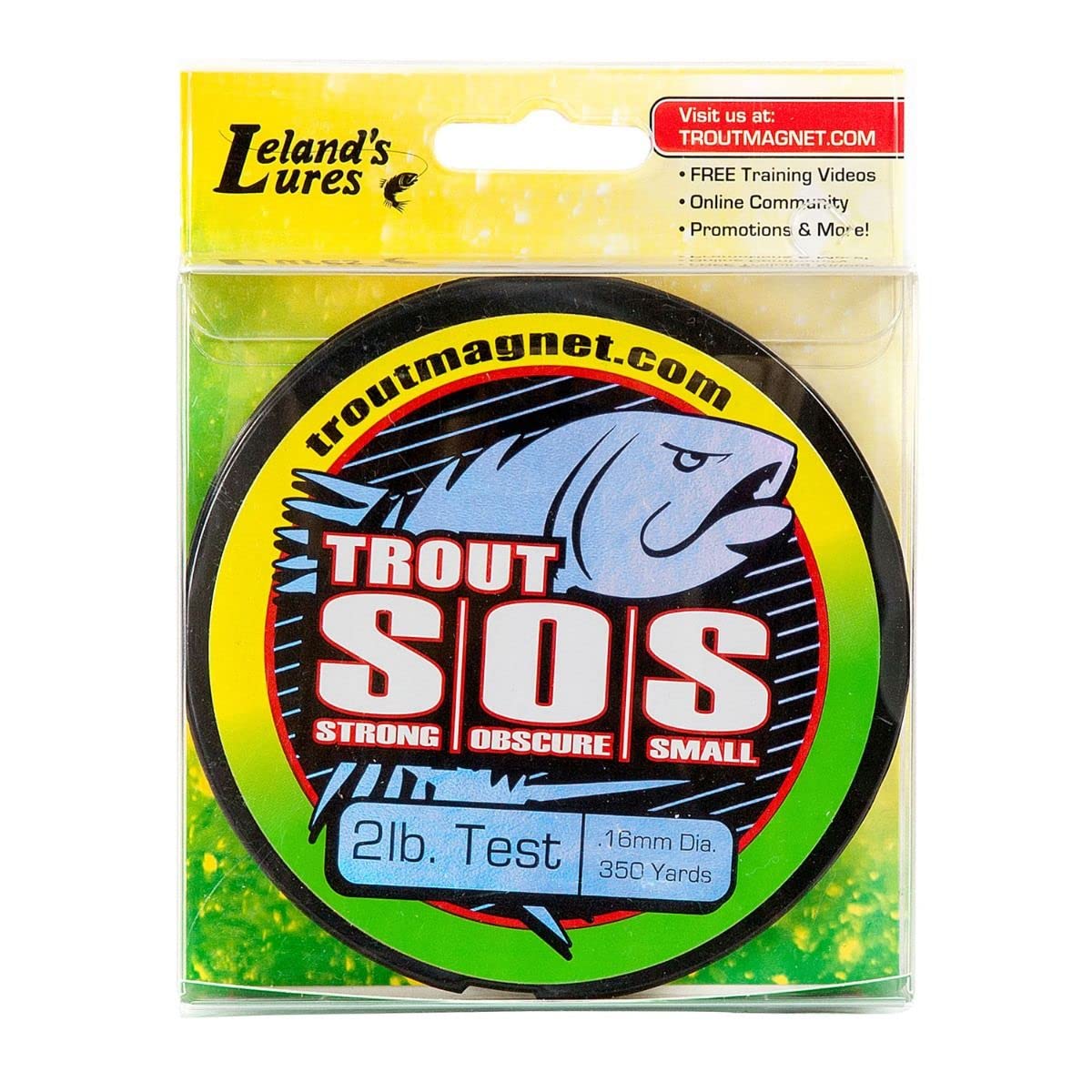 Phantom fluorocarbon leader 50m offers high clarity for clean leader-to-hook connections.