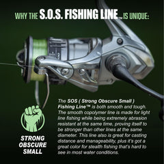Trout Magnet S.O.S. line demonstrates strong knot strength for secure presentations