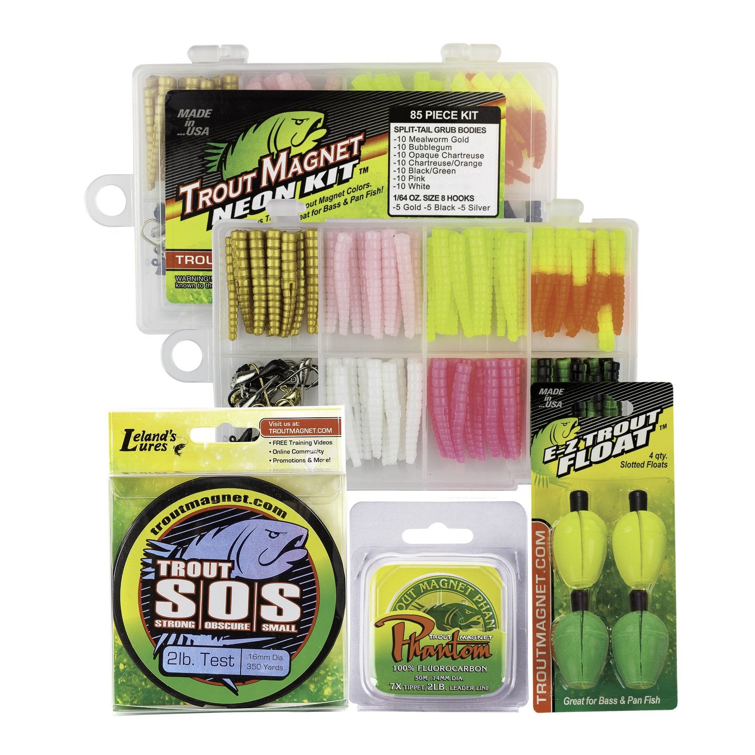 Trout Magnet Ultimate Bundle components and box