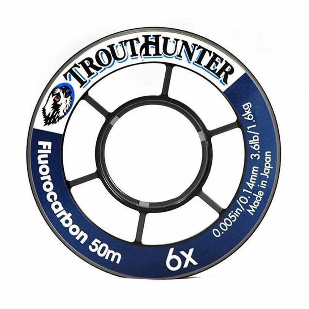 TroutHunter fluorocarbon tippet 4.5x ready for precise knots and strong break strength.