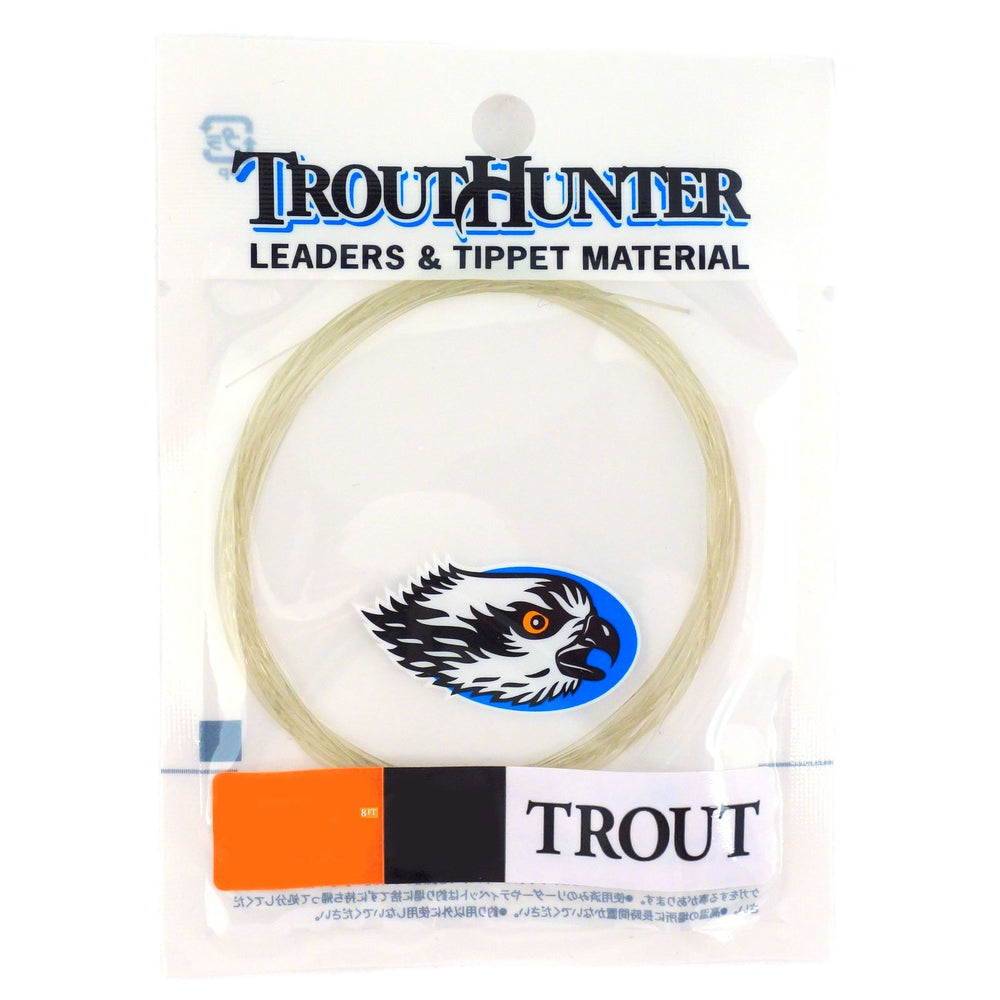TroutHunter tapered leader with olive camouflage for stealthy, durable fishing