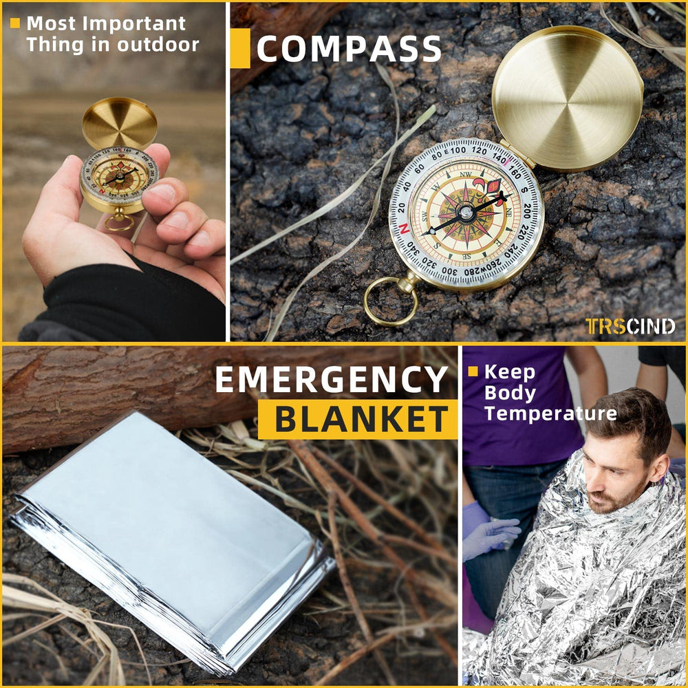 TRSCIND compass highlights navigation aid for hiking and camping adventures.