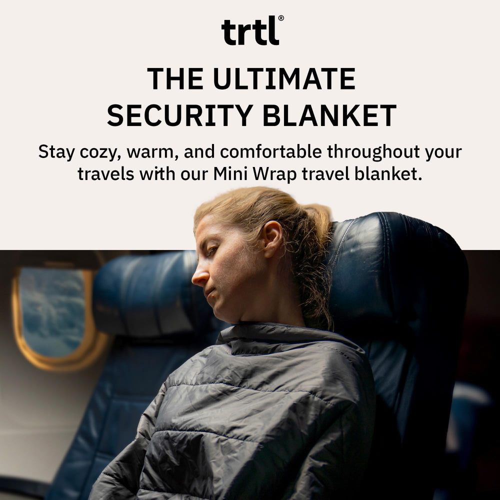 trtl Mini Wrap roll-top bag stores blanket clean and compact
