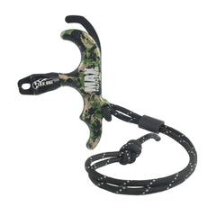 TRU Ball Max Hunter Plus Camo release built-in lanyard close-up for secure carry