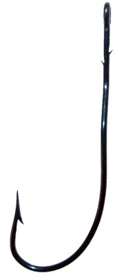 Tru Turn 007ZS 4/0 worm hook with cam-action bend for reliable penetration.
