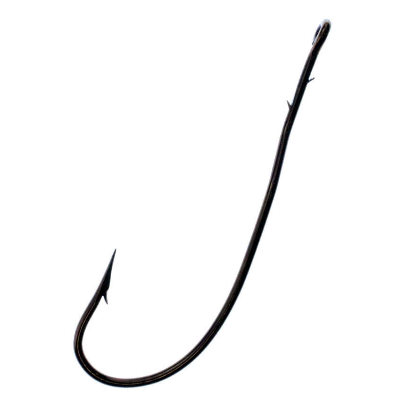 Tru Turn 047ZS-3/0 Bronze Worm Hooks, 3/0, Pack of 6