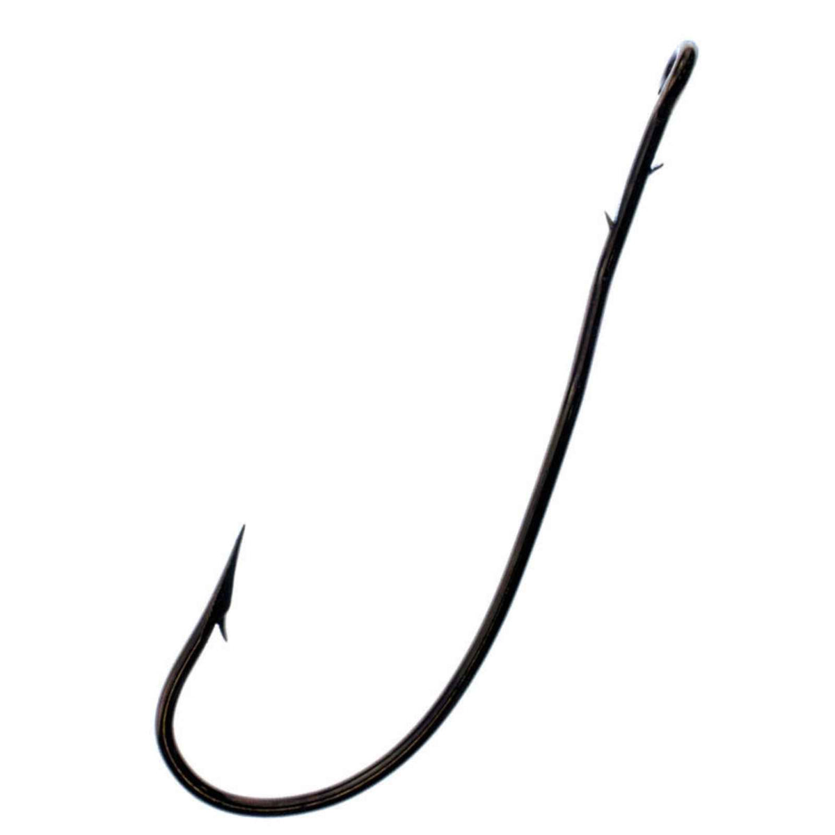 Tru Turn 047ZS-3/0 Bronze Worm Hooks, 3/0, Pack of 6