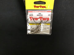 Bronze Tru Turn bass worm hooks 2/0 for Texas rigging - 7-pack