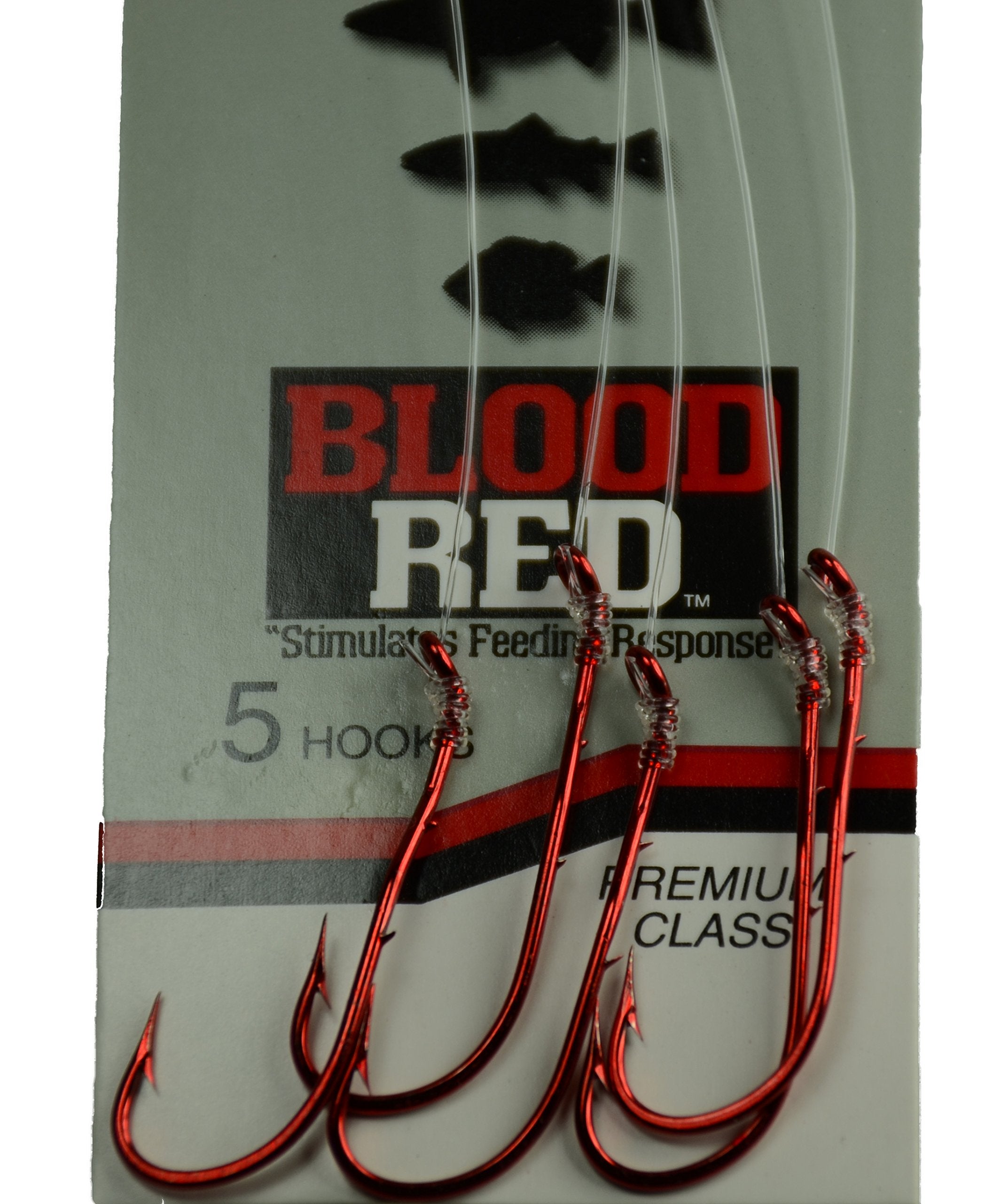 Close-up of Tru Turn Snelled Baitholder Hook Bleeding Red size 1 – product image 2