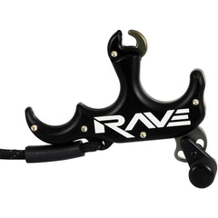 T.R.U. Ball Rave Release front view shows compact, comfortable bow grip.