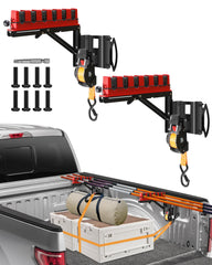 Truck bed fishing rod holder installed on Ford F-150