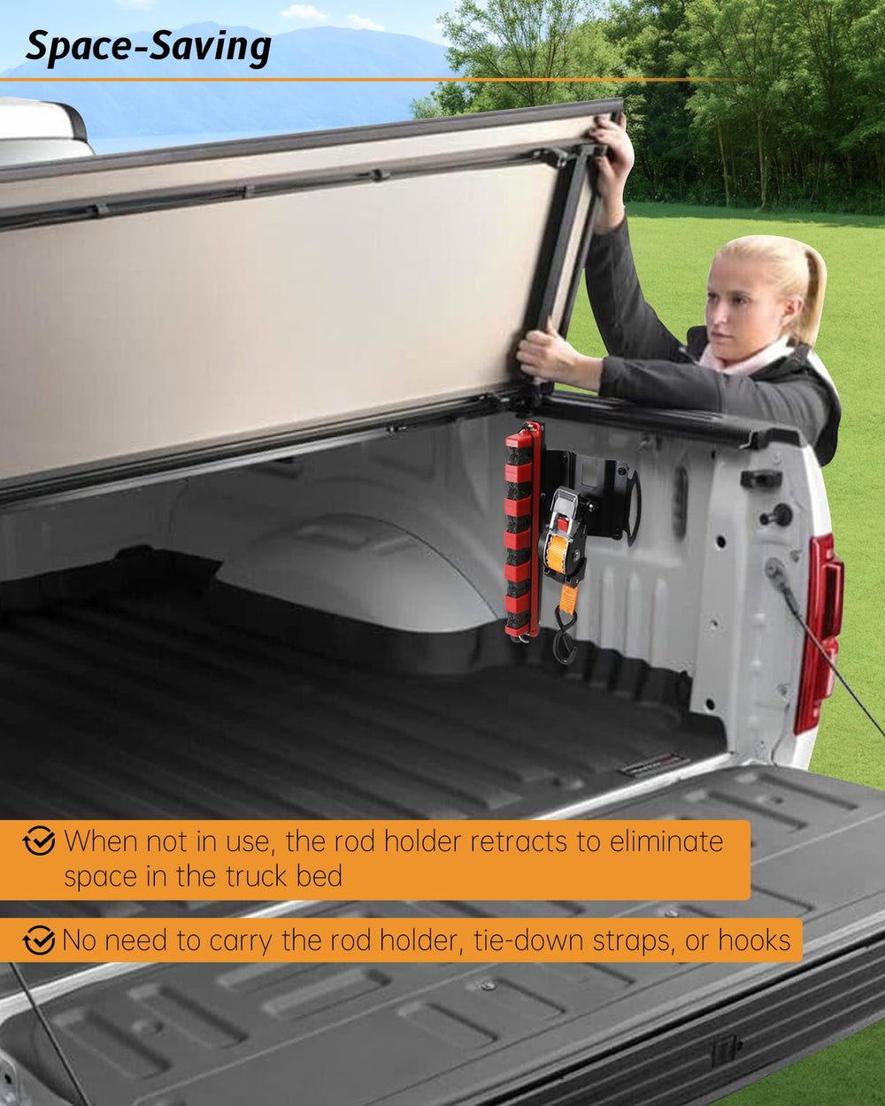 Fits Ford BoxLink racks with no drilling