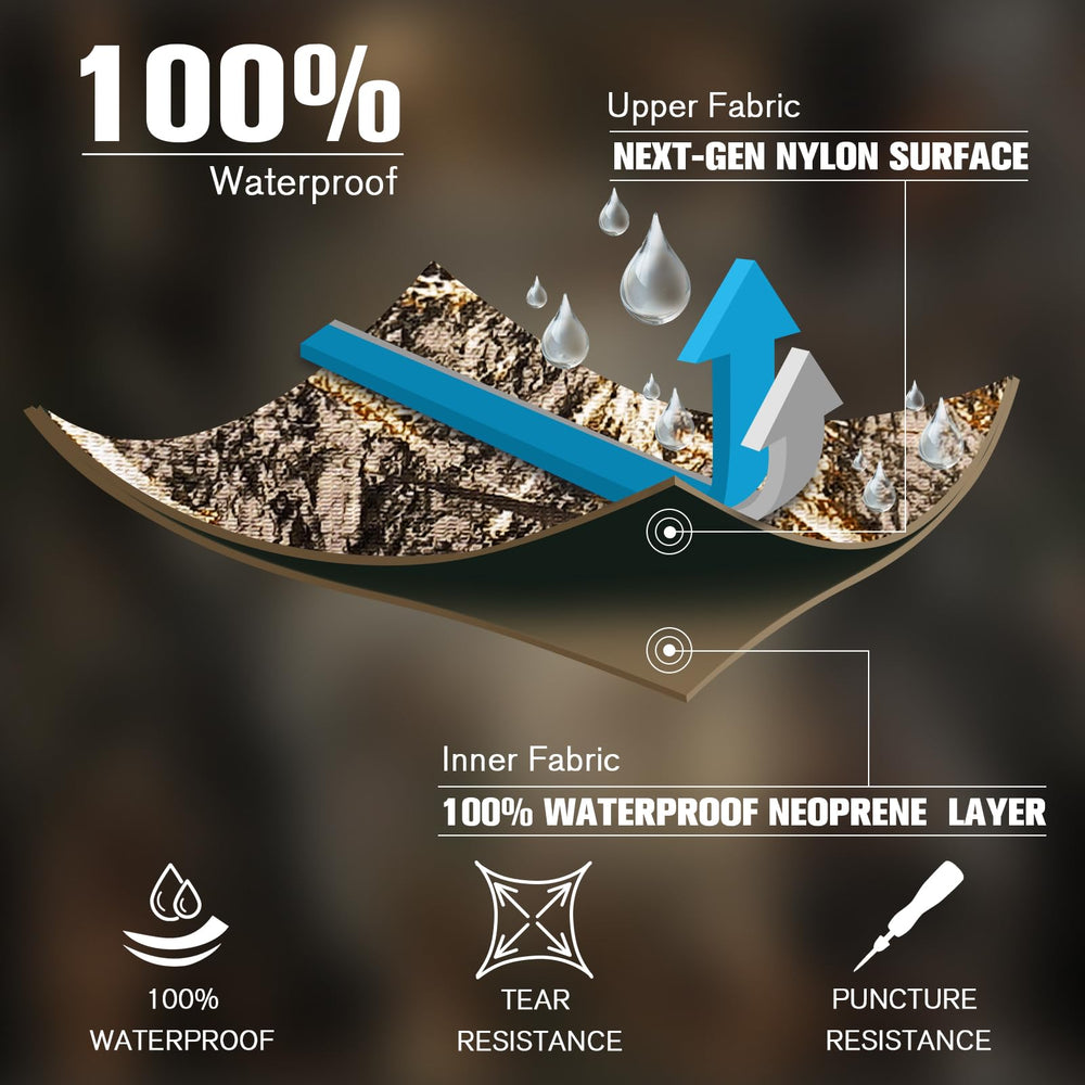 Trudave boots with 600g insulation keep feet warm in icy water.