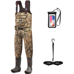 Trudave fishing waders upper material shows durable neoprene for rugged riverside adventures.