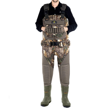 Trudave chest waders sealed double seams to minimize leaks