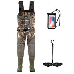 Trudave men's chest waders with 600g insulation for warmth in cold water