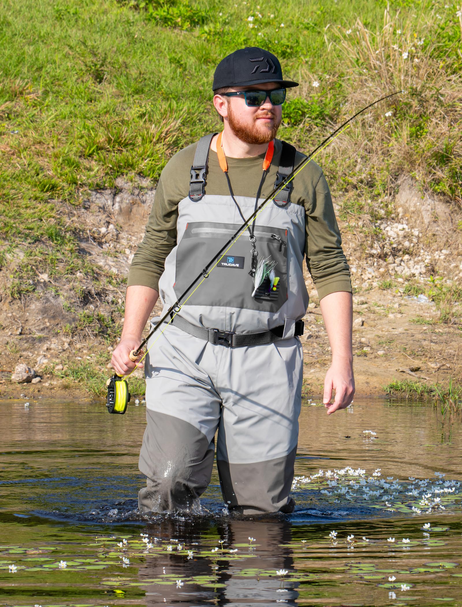 Trudave stockingfoot design compatible with separate muck boots for fit