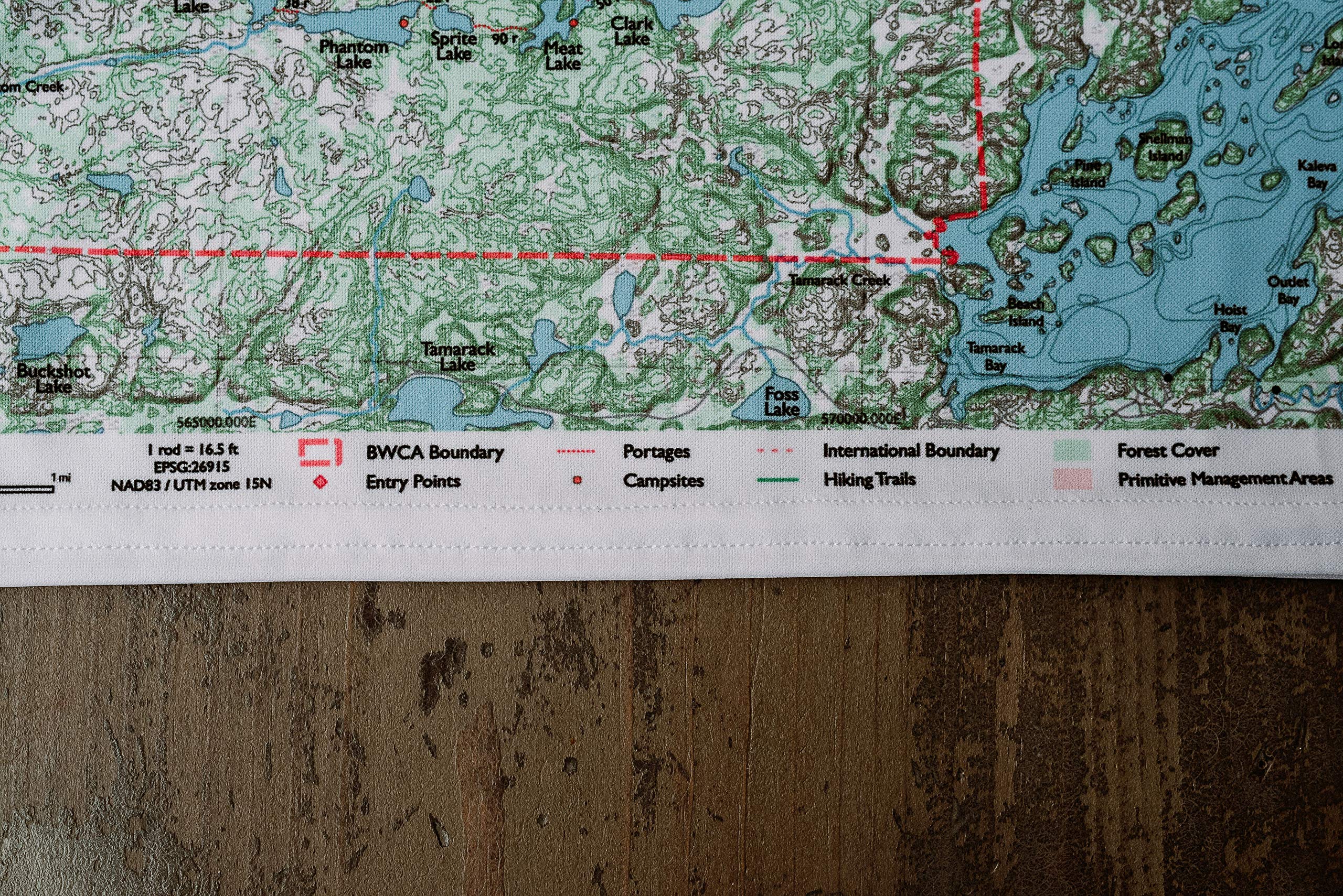 True North BWCA map boundary waters scenery guides safe explorations