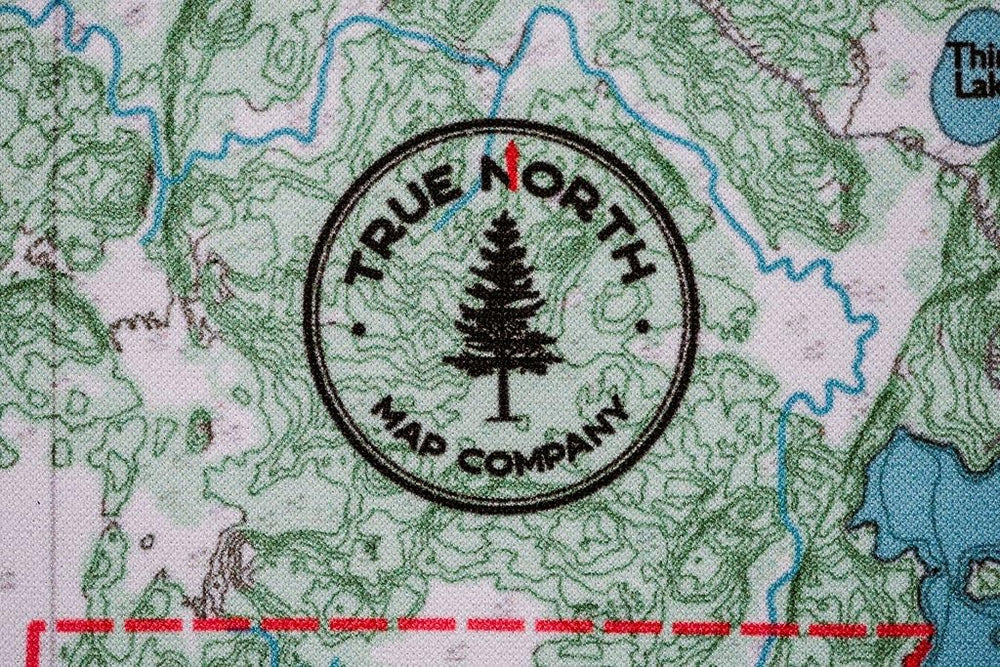 True North BWCA79 map campsites aiding in safe campsite setups