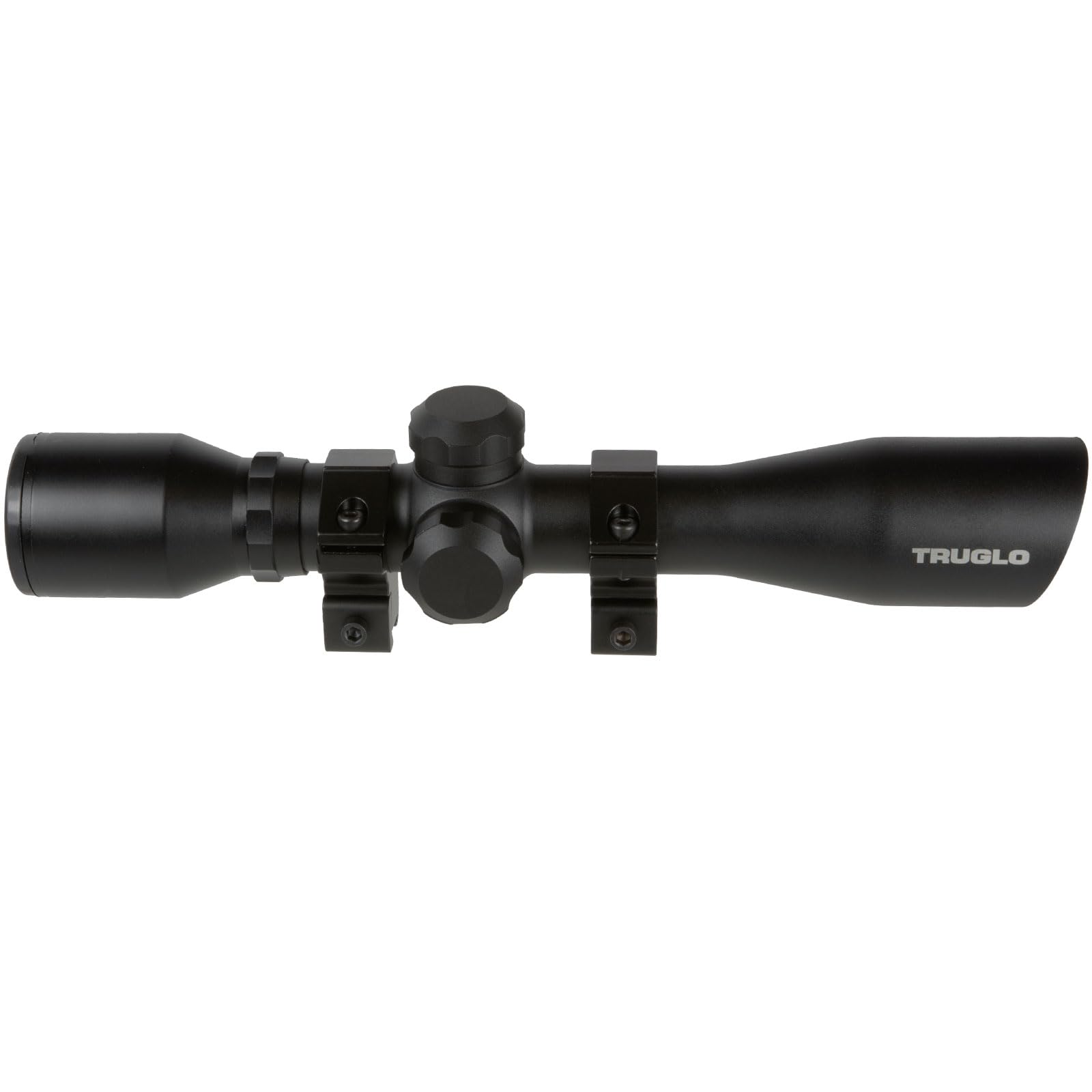 Riflescope mounted on Weaver-style 3/8 mount
