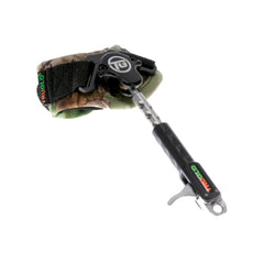 TRUGLO Nitrus release head close-up showing ultra-quiet precision and balanced jaws.