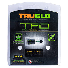 TRUGLO TFO night sight assembly combines tritium and fiber-optic technology