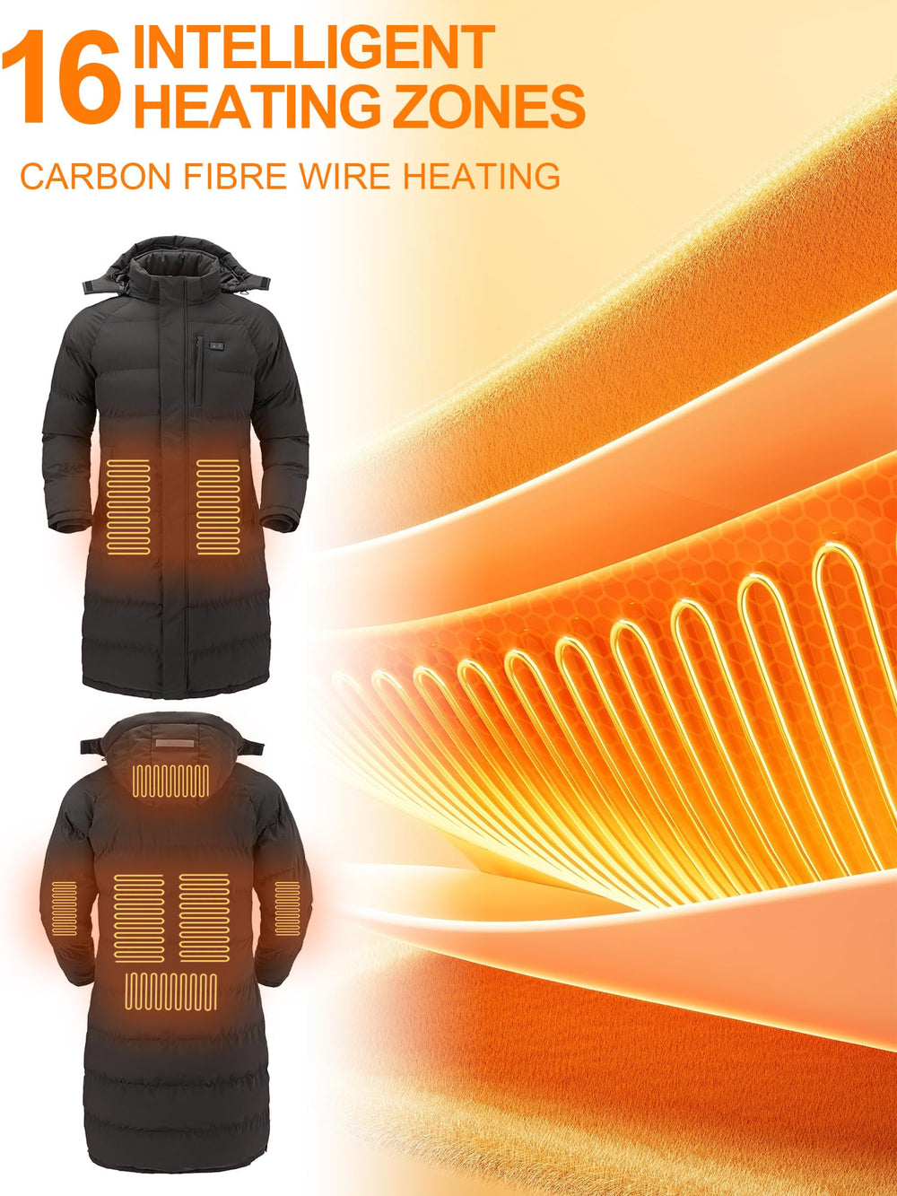 TRUNYAQI fabric close-up shows nano-microporous material for breathable comfort.