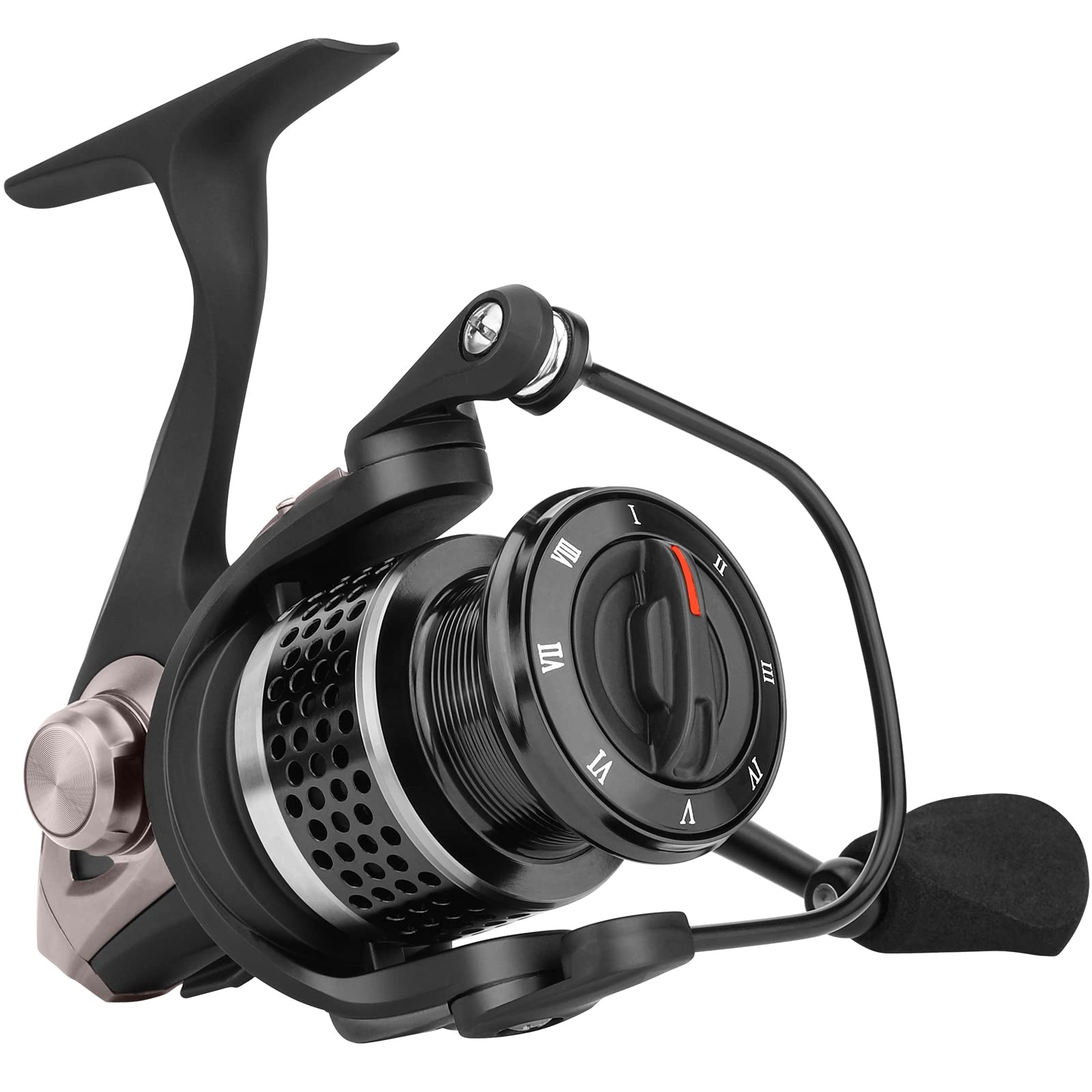 TRUSCEND 1500 Spinning Reel - aviation metal body side view