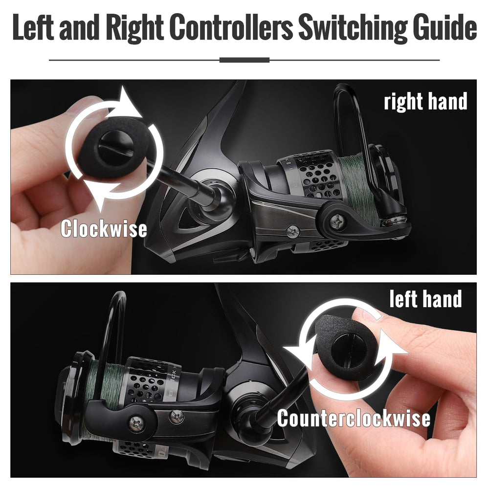 Ultra-light and durable frame of TRUSCEND 1500 spinning reel
