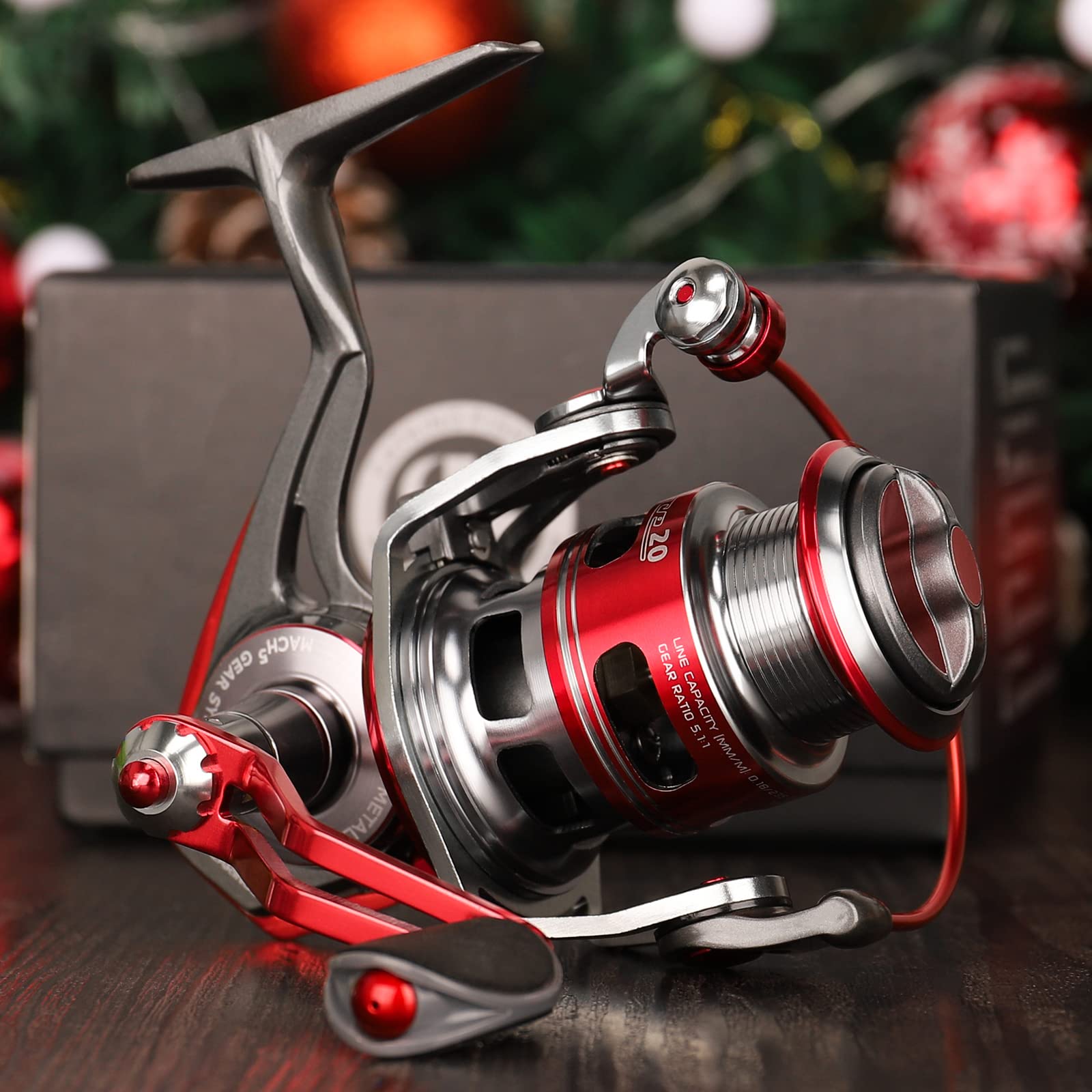 TRUSCEND 3000 spinning reel high precision brake system maintains steady performance