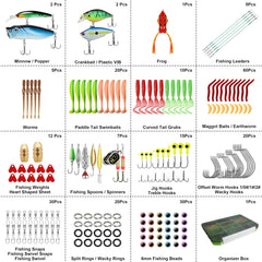 Assorted TRUSCEND Fishing Lures with Realistic Eyes and Colors
