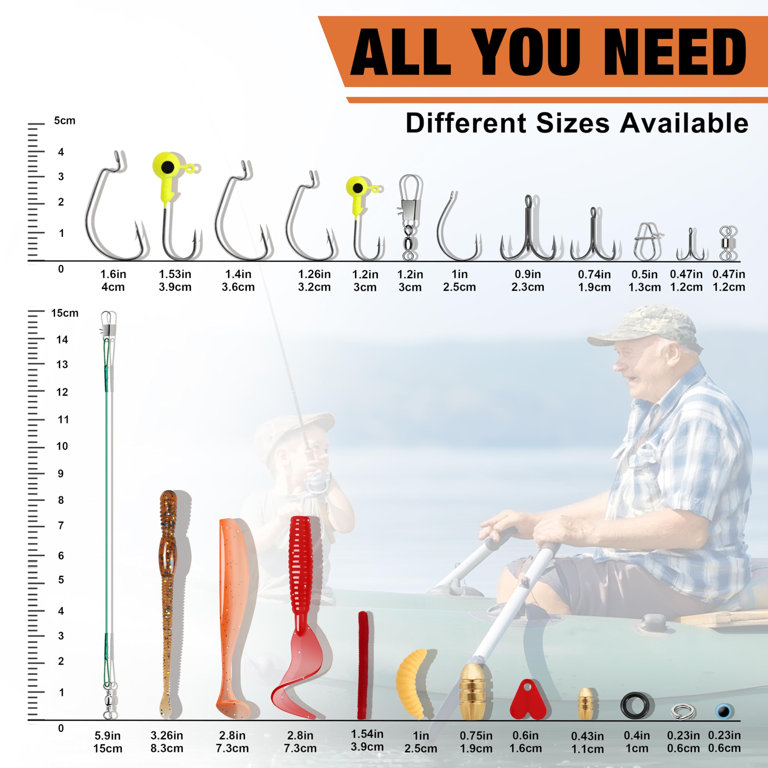 TRUSCEND Tackle Box with Lures and Accessories