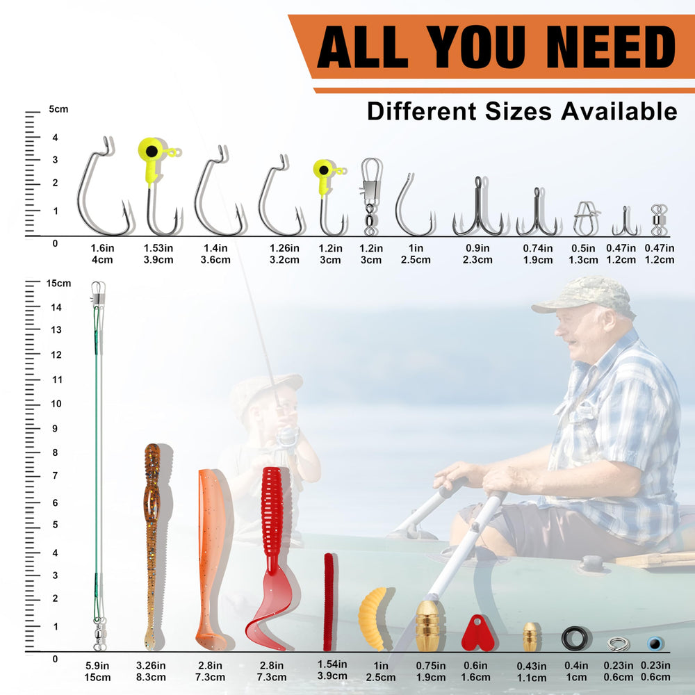 TRUSCEND Tackle Box with Lures and Accessories