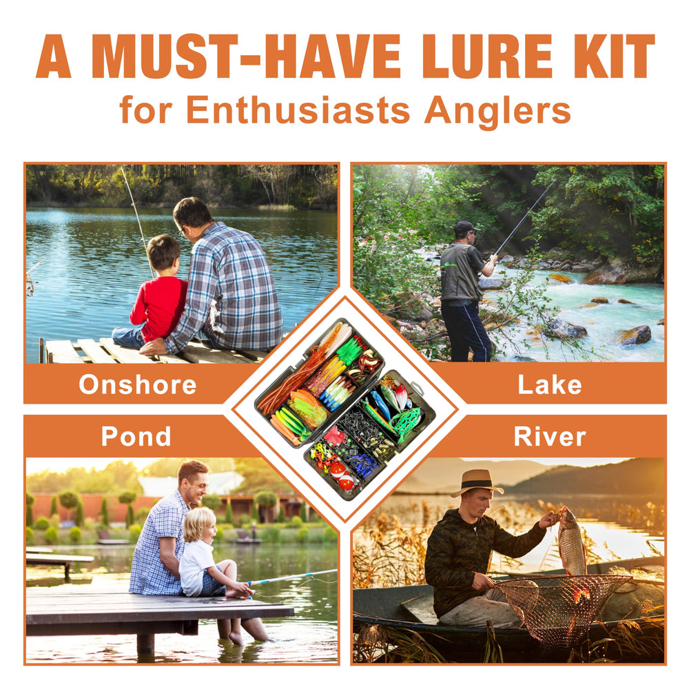 TRUSCEND fishing-gear-set gift-ready presentation appeals to new and seasoned anglers