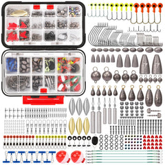 TRUSCEND 403-piece fishing tackle kit with box