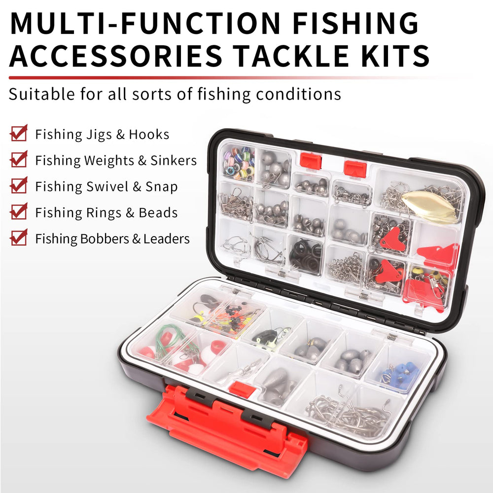 Open tackle box with adjustable dividers