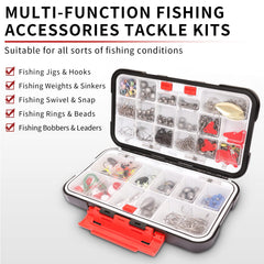 Open tackle box with adjustable dividers