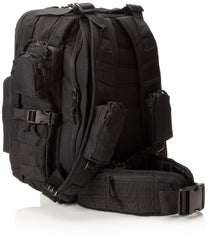 Tru-Spec Gunny backpack side view highlighting rugged carry handle and spacious interior pockets.