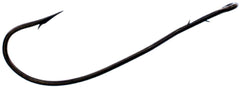Tru Turn Bass Worm Hooks with bronze finish and cam-action design for secure hook sets in freshwater bass fishing