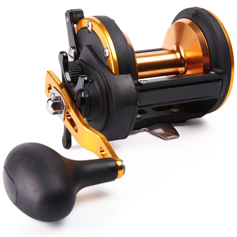 Sougayilang TS50 Gold Conventional Reel front view
