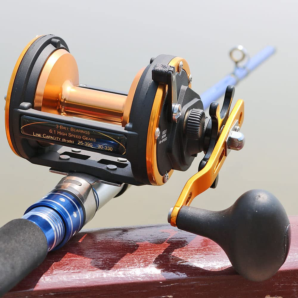 Line-out alarm clicker on reel side cover