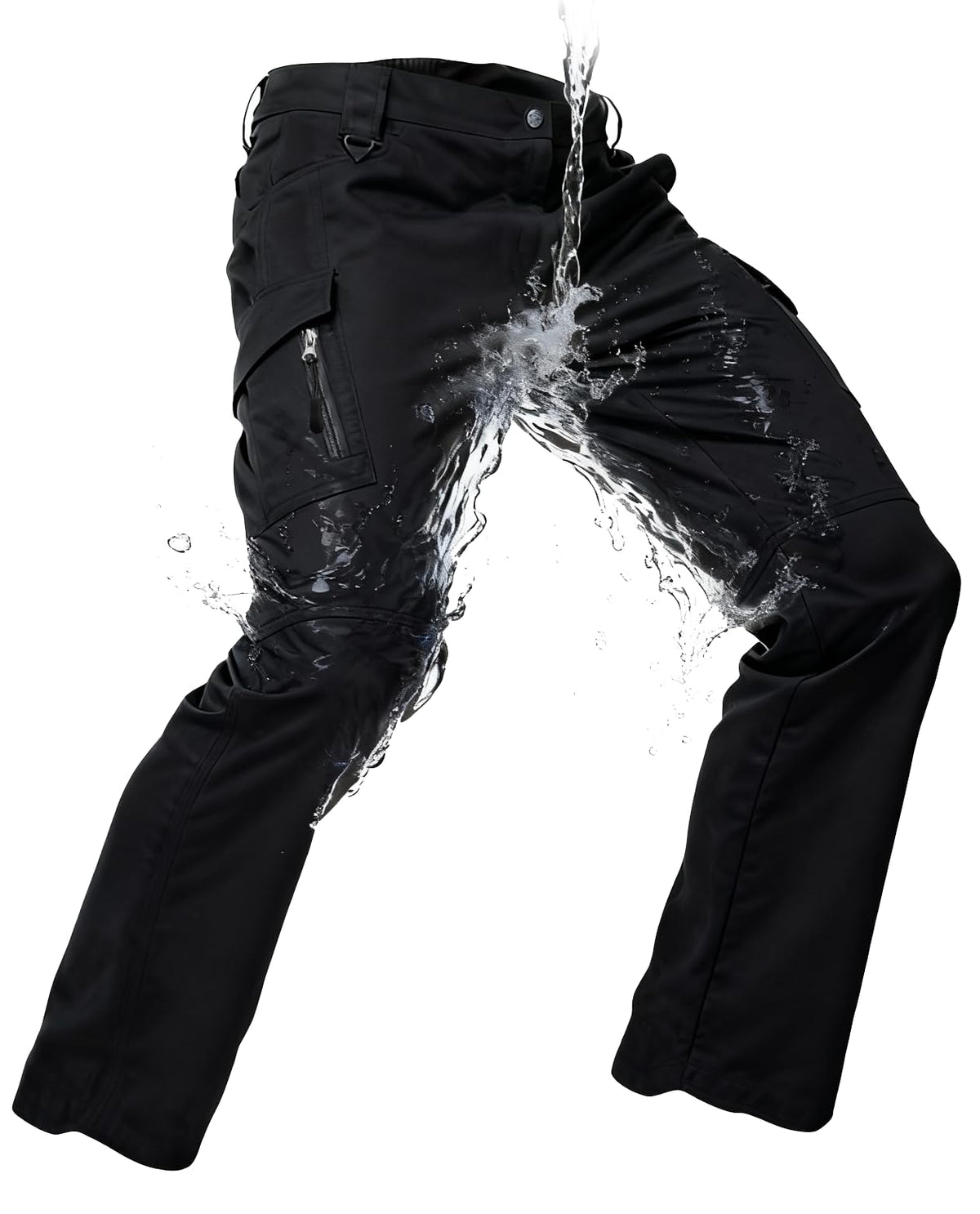TSD.J waterproof fabric close-up shows weather resistance for outdoor work.